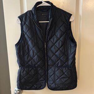 Brooks Brothers Navy Quilted Vest